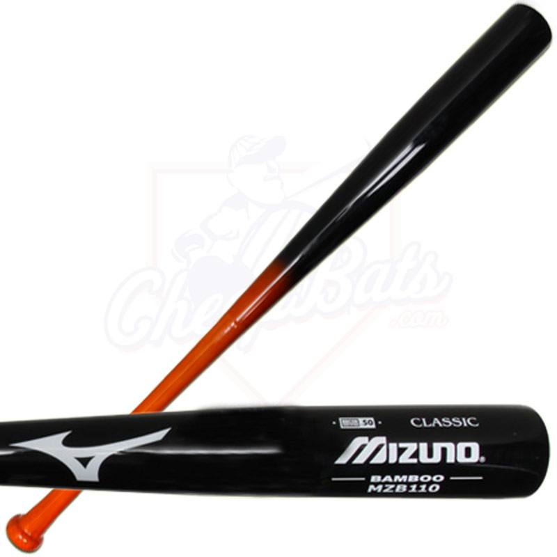 Mizuno Classic Bamboo BBCOR Baseball Bat MZB110 340191 (Black/Orange)