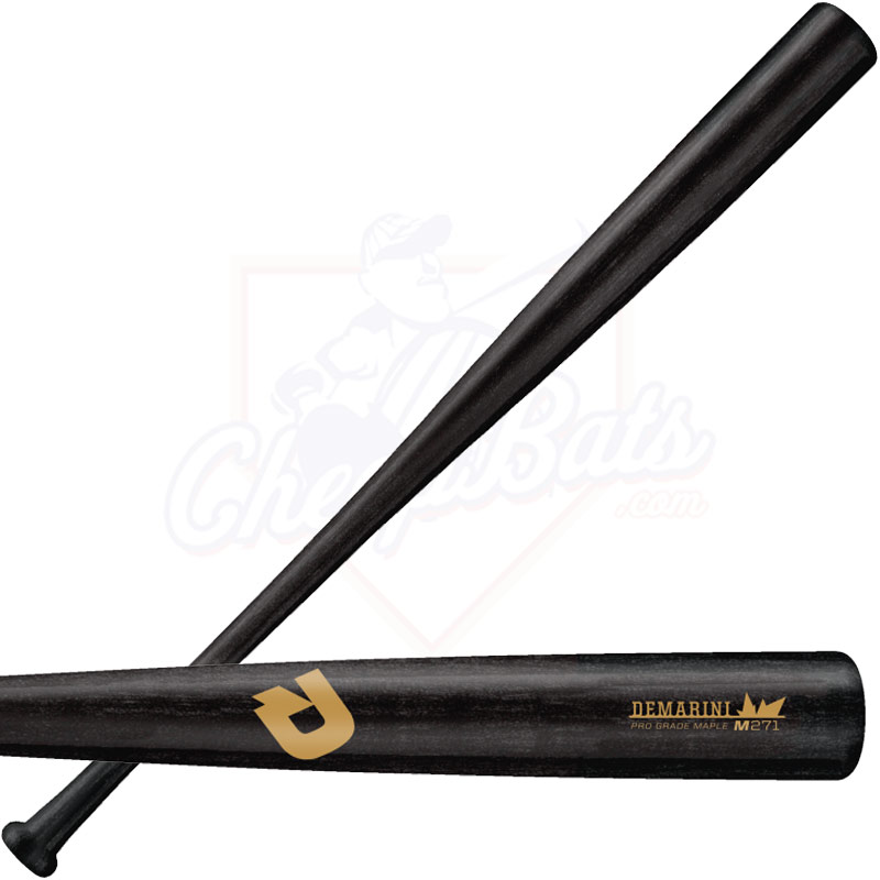 DeMarini Pro Maple 271 Wood Baseball Bat (Black) WTDX271BLM