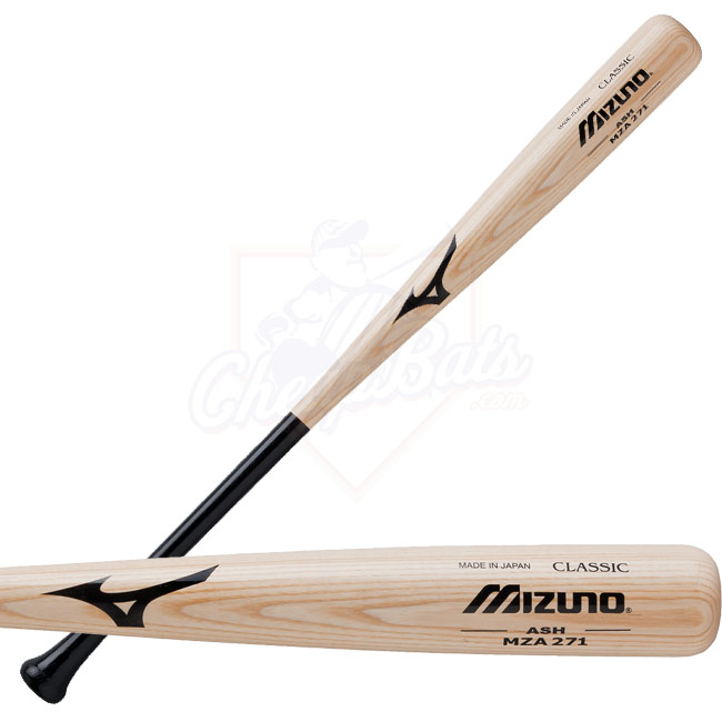 2014 Mizuno Classic Ash Baseball Bat Black-Natural MZA271 340240