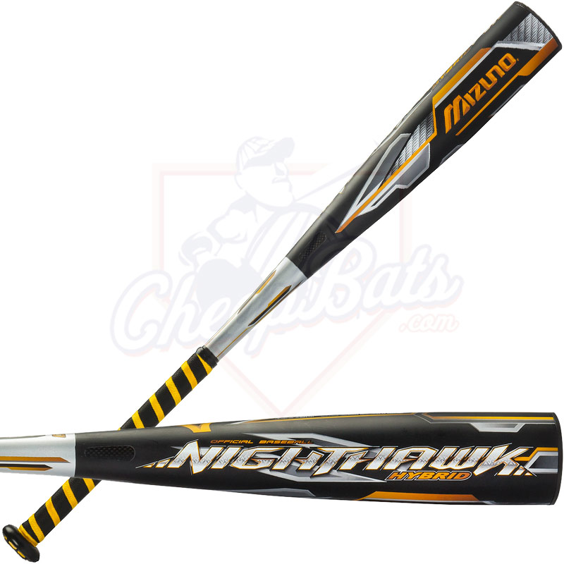 2016 Mizuno NIGHTHAWK HYBRID Youth Big Barrel Baseball Bat 2 3/4\" -10oz 340352