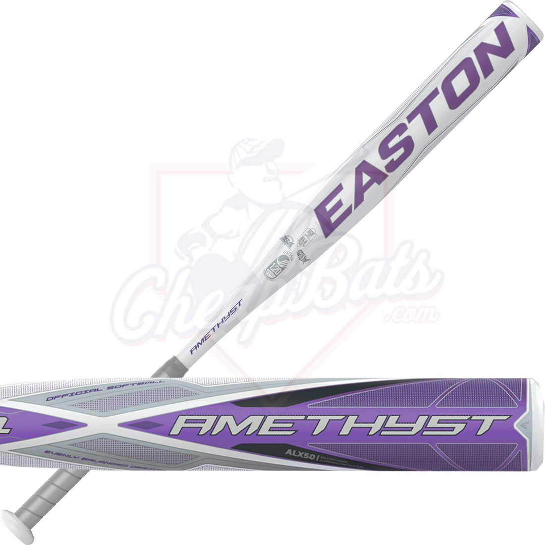 -11 FP20AMY Easton 2020 Amethyst Fastpitch Alloy Softball Bat