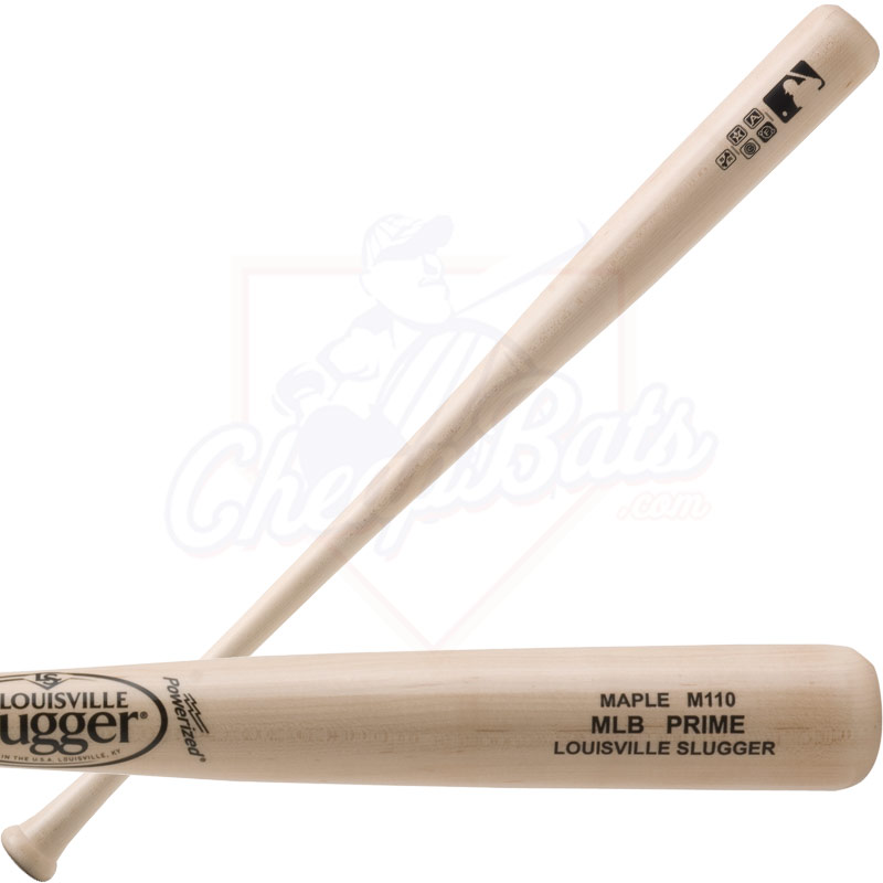 Louisville Slugger MLB Prime Maple M110 Wood Baseball Bat WBVM110-NG