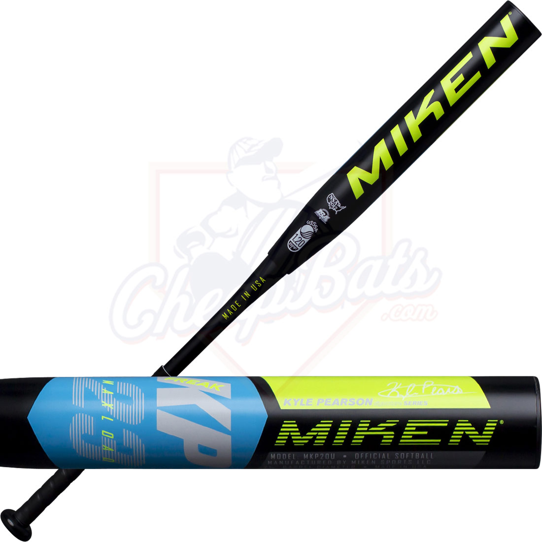 Miken KP23 maxload 34"/26oz USSSA slowpitch Softball Bat MKP20U 