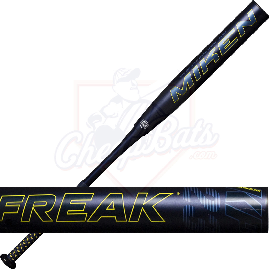 Miken Freak 23 Slowpitch Softball Bat 12" USA/ASA Maxload 21s 34" 26 Oz 