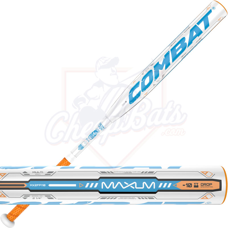 2016 Combat Maxum Two-Piece Fastpitch Softball Bat -10oz MX2FP110