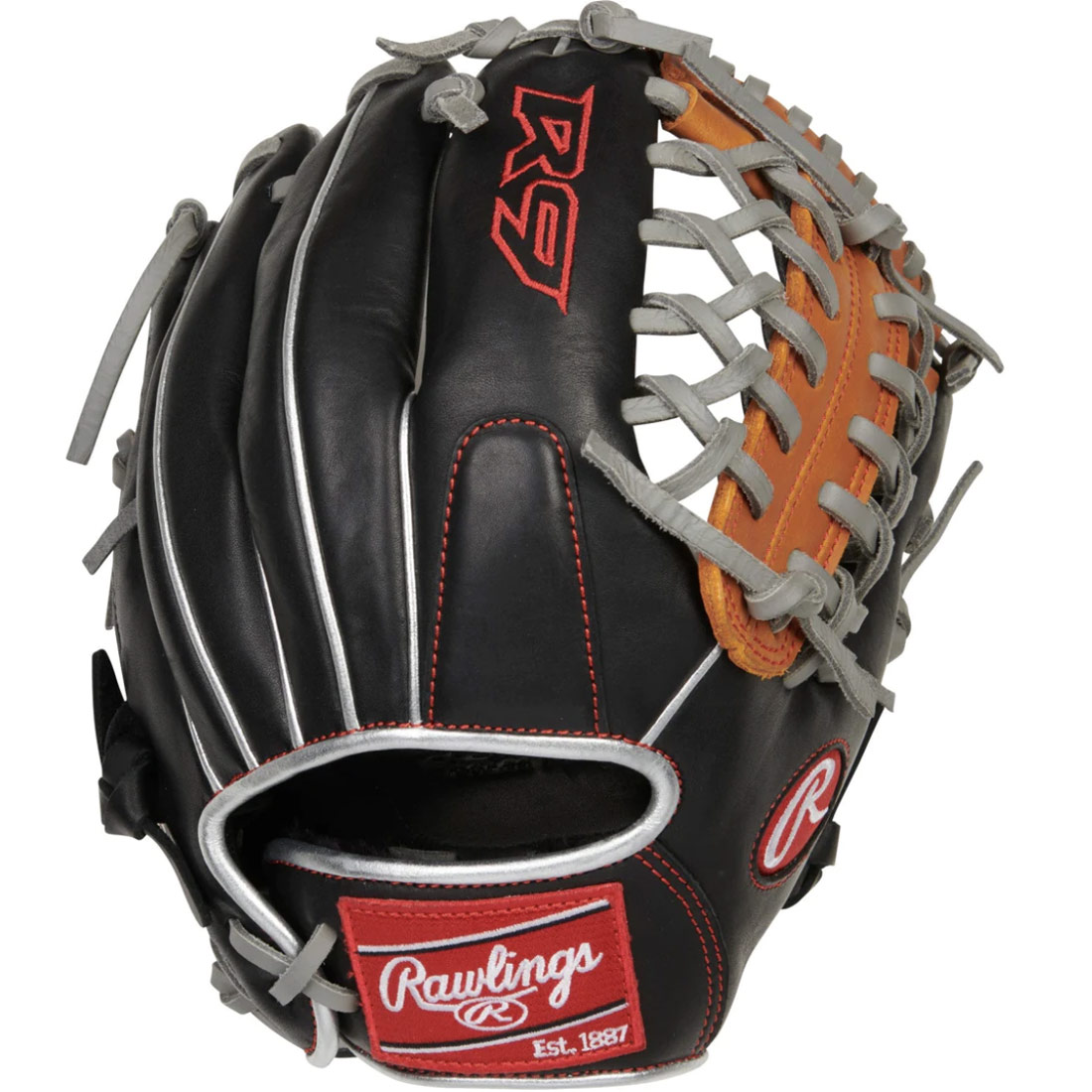 Rawlings R9 Contour Baseball Glove 11.5\" R9115U-4BT