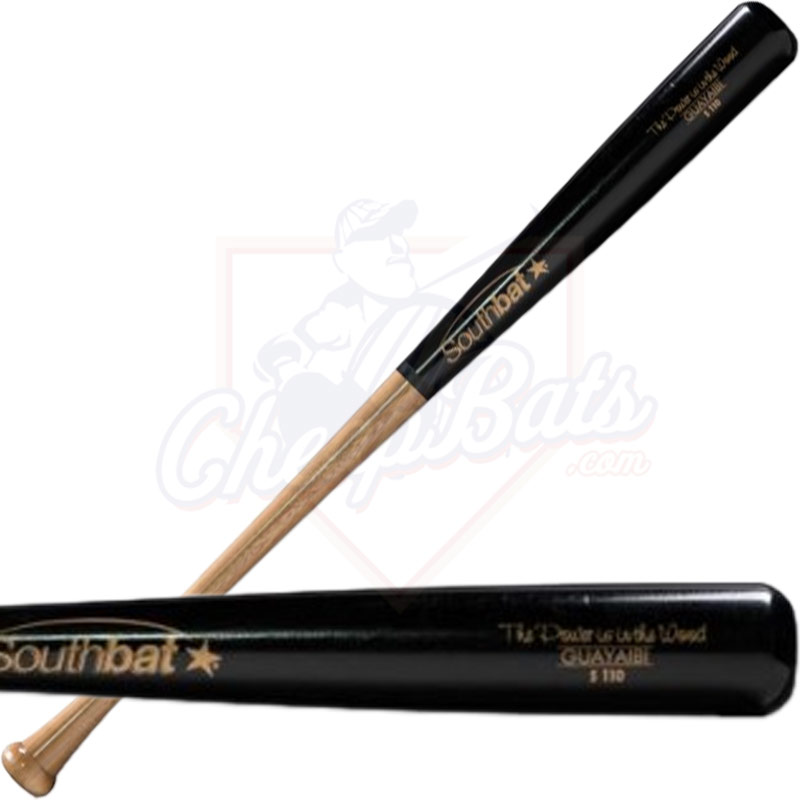CLOSEOUT SouthBat Guayaibi Wood Baseball Bat 110 Natural/Black SB110-NATBK
