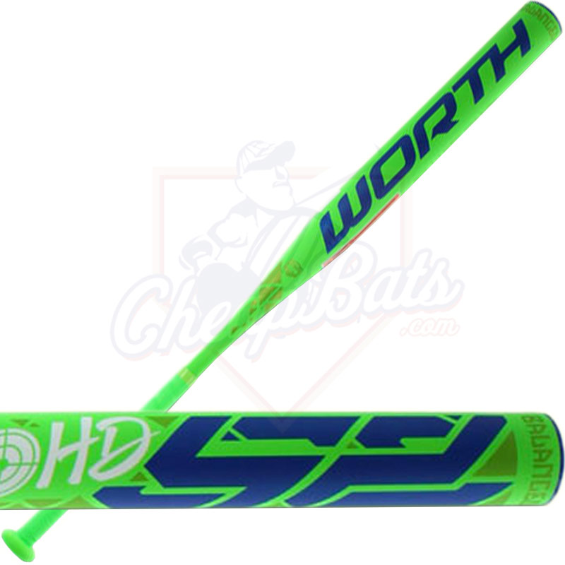 2016 Worth HD52 Slowpitch Softball Bat ASA Balanced SBH52A