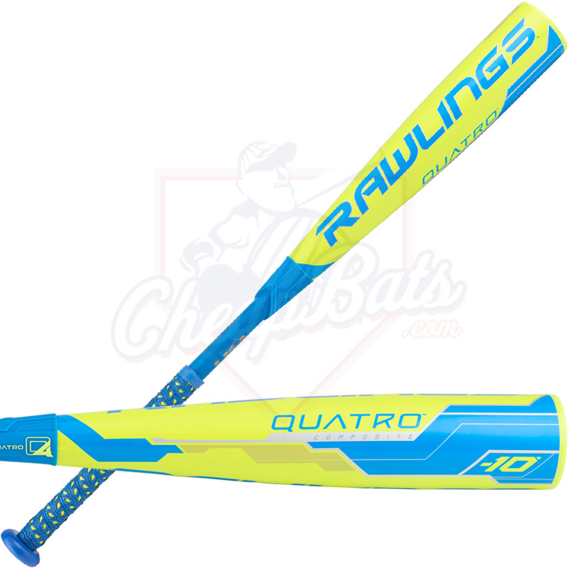 Rawlings 2018 Quatro Composite USA Baseball Bat -10