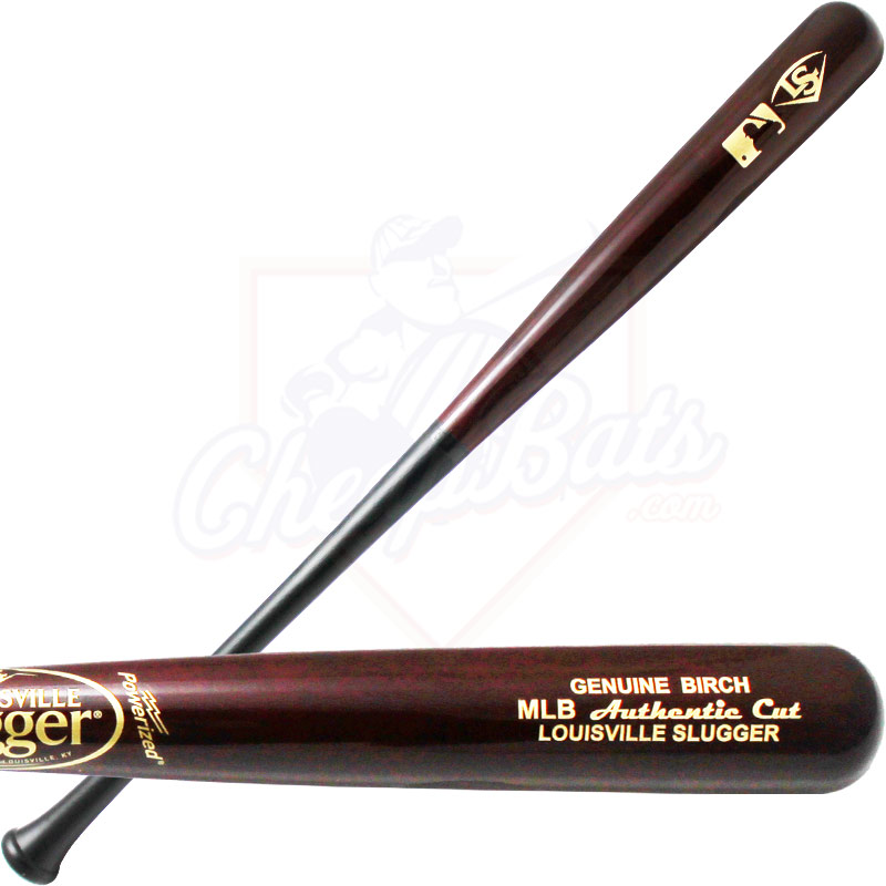 Louisville Slugger MLB Authentic Cut Birch Wood Baseball Bat WBCBMLB-HB