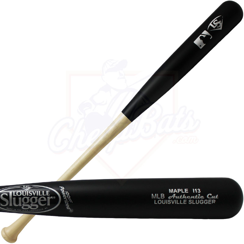 Louisville Slugger MLB Authentic Cut I13 Maple Wood Baseball Bat WBCMI13-BN