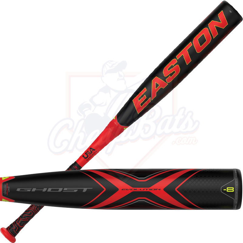 Exact Carbon Lizard Skin Grip CXN Evolution USA Youth Baseball Bat 2 Piece Composite 2019 2 5//8 Easton Ghost X Evolution -10 Speed End Cap