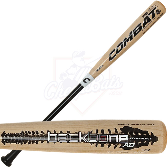 Combat Backbone Wood Composite BBCOR Baseball Bat -3oz BACKAB1