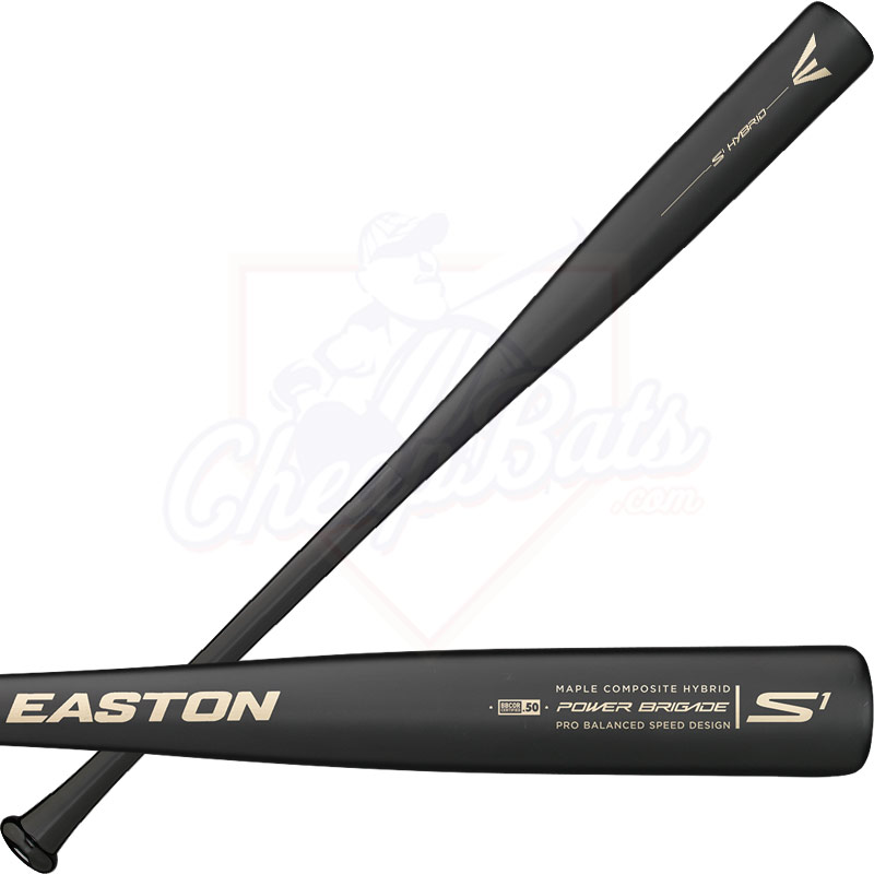 Easton S1 HYBRID BBCOR Baseball Bat -3oz Bamboo Maple