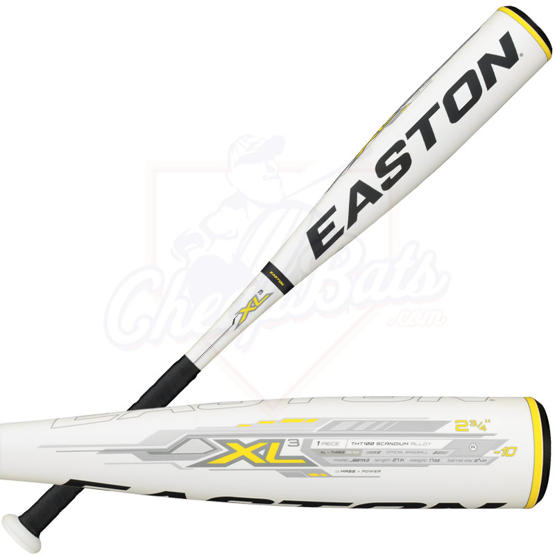 Easton X3 Jr. Big Barrel Power Brigade Baseball Bat -10oz JBB11X3