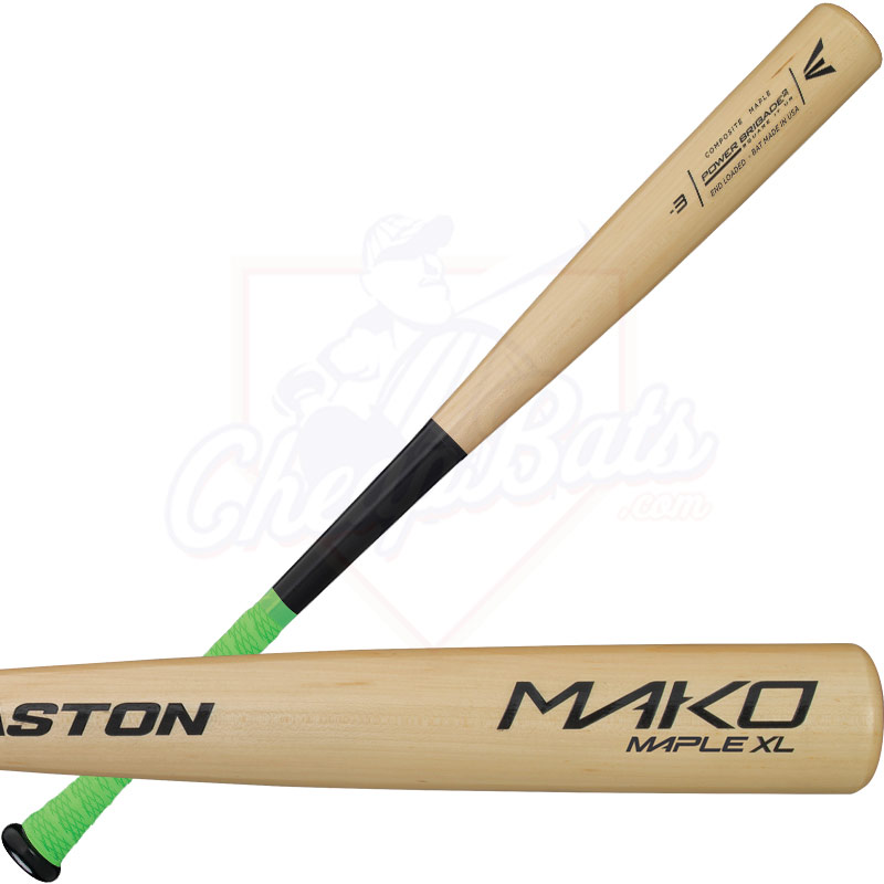 Easton MAKO MAPLE XL Wood Baseball Bat -3oz A110226