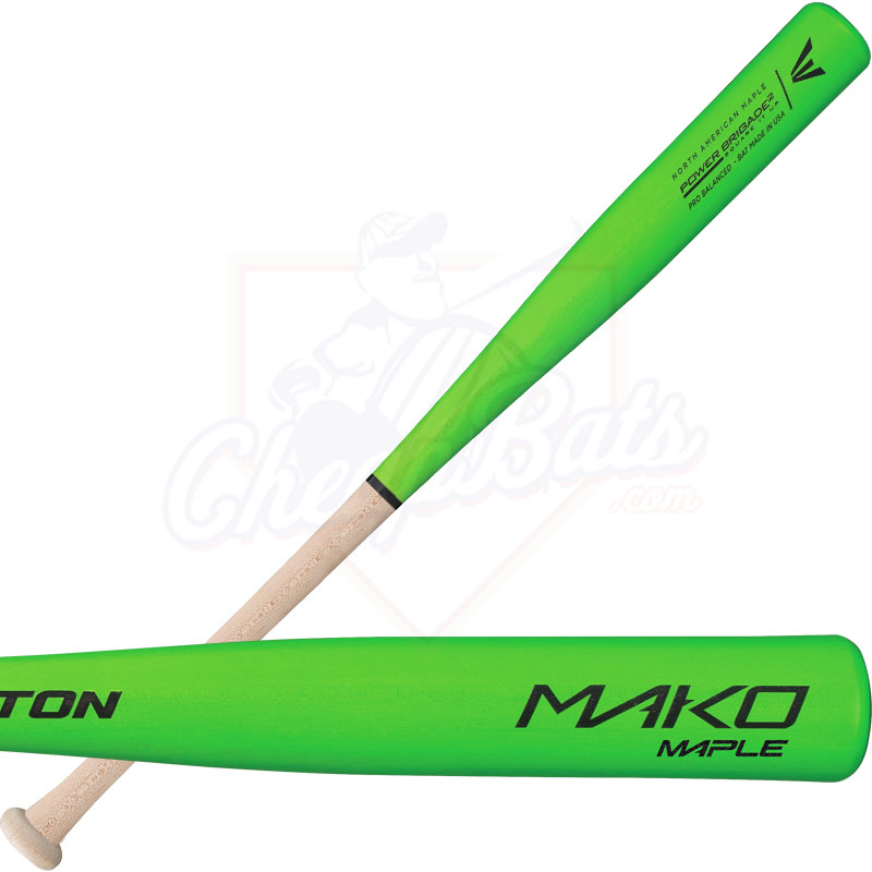 Easton Mako Maple Youth Wood Baseball Bat A110232 (Green Barrel)