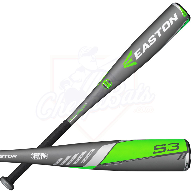 2016 Easton S3 Junior Big Barrel Baseball Bat 2 3/4\" -10oz JBB16S310B