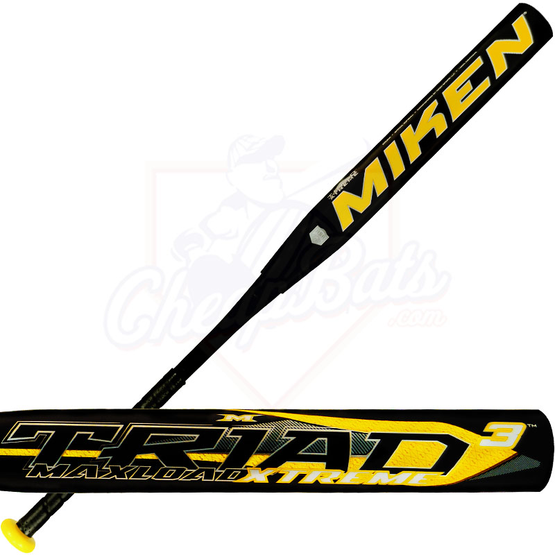 2015 Miken TRIAD 3 Softball Bat XTREME Maxload ASA Slowpitch STR3MA