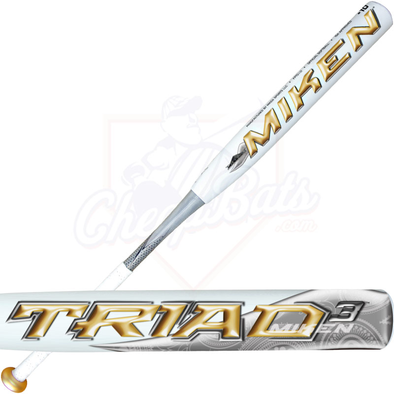 2013 Miken TRIAD 3 Fastpitch Softball Bat -10oz. FPTD10