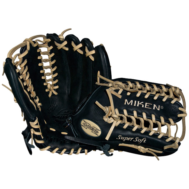 Miken Super Soft Baseball Glove 12.75\" MS1275BB
