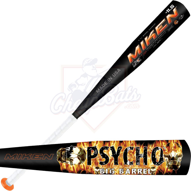 Miken Psycho Big Barrel Coach Pitch Baseball Bat -11.5oz BBPS11
