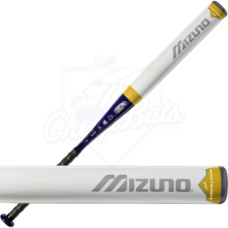 CLOSEOUT Mizuno Whiteout Fastpitch Softball Bat -9oz 340273