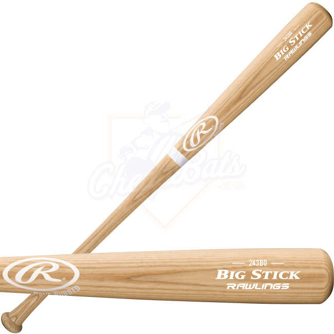 Rawlings Bone Rubbed Big Stick Wood Baseball Bat 243BO
