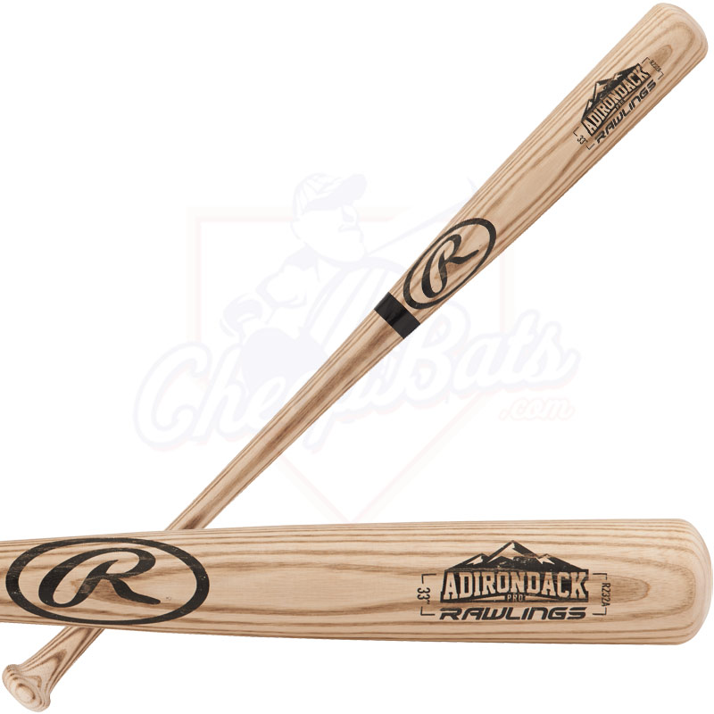 Rawlings R232A Adirondack Natural Ash Wood Baseball Bat