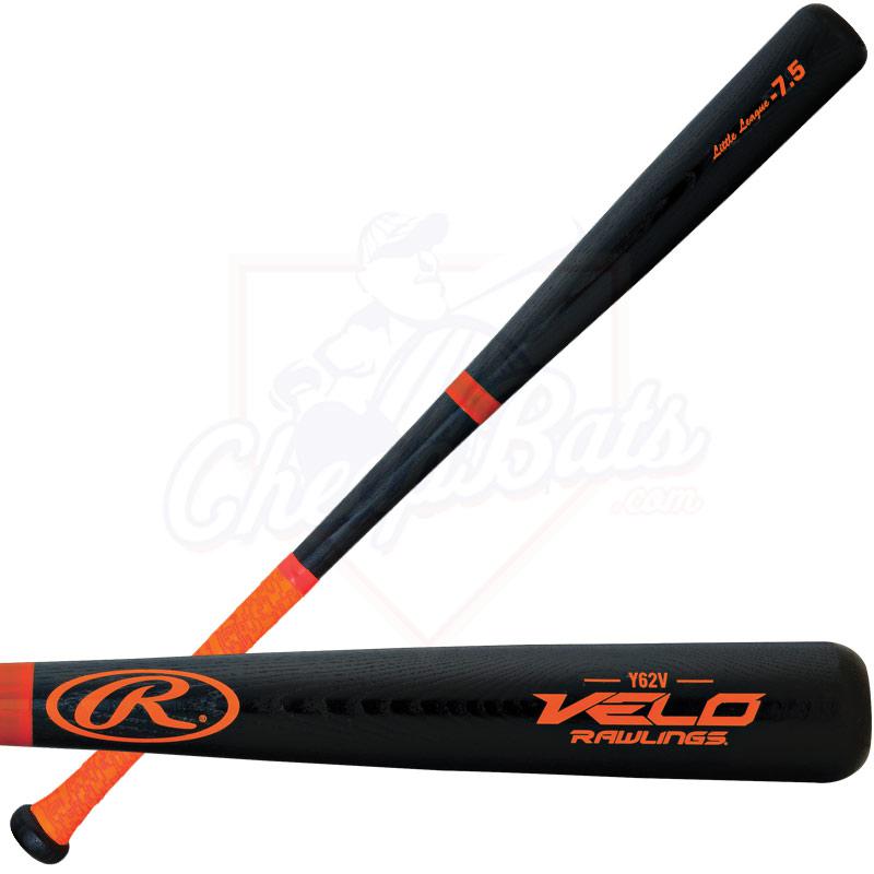 Rawlings Velo Ash Youth Wood Baseball Bat -7.5oz Y62V