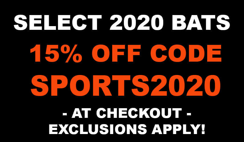 Baseball Bat Sale 15% Coupon Code