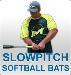 Slowpitch Softball Bats: Anderson, Easton, DeMarini, Slugger, Miken, Mizuno, Worth, Dudley
