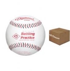 Diamond DMBP Pitching Machine Batting Practice Baseball (10 Dozen)