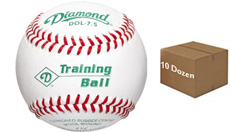 Diamond DOL-7.5 Training Ball 7 1/2" Baseball 10 Dozen