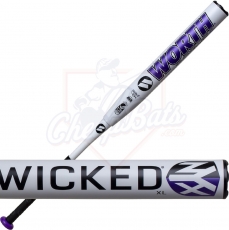 CLOSEOUT 2020 Worth Wicked NYX XL Slowpitch Softball Bat End Loaded USSSA WNX20U