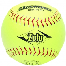 Diamond Zulu Slowpitch Softball 12" 12RY 44 375 (6 Dozen)