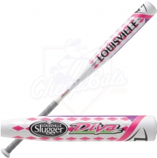 NEW Louisville Slugger Diva Fastpitch Softball Bat 28” 11.5 Oz Pink Grey