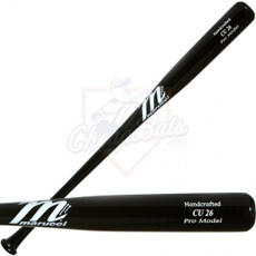CLOSEOUT Marucci Chase Utley Pro Model Black Wood Baseball Bat - CU26B