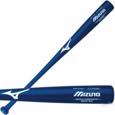 CLOSEOUT Mizuno Wood Composite Baseball Bat Matte Royal Blue MZC62