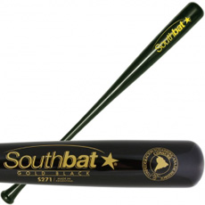 CLOSEOUT SouthBat Guayaibi Wood Baseball Bat 271 Black SB271-BK