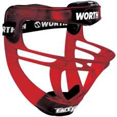 Worth Face First Fielders Face Guard Scarlet FACE1X-S