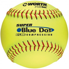 Worth Super Blue Dot Slowpitch Softball 12" 1 Dozen YS2RS