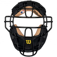 Wilson New View Umpire Steel Face Mask WTA3077 BLST