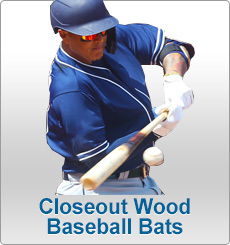 Closeout Wood Baseball Bats