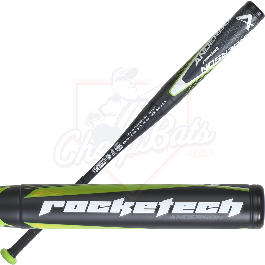 2021 Anderson RockeTech Slowpitch Softball Bat End Loaded ASA USA USSSA 011051