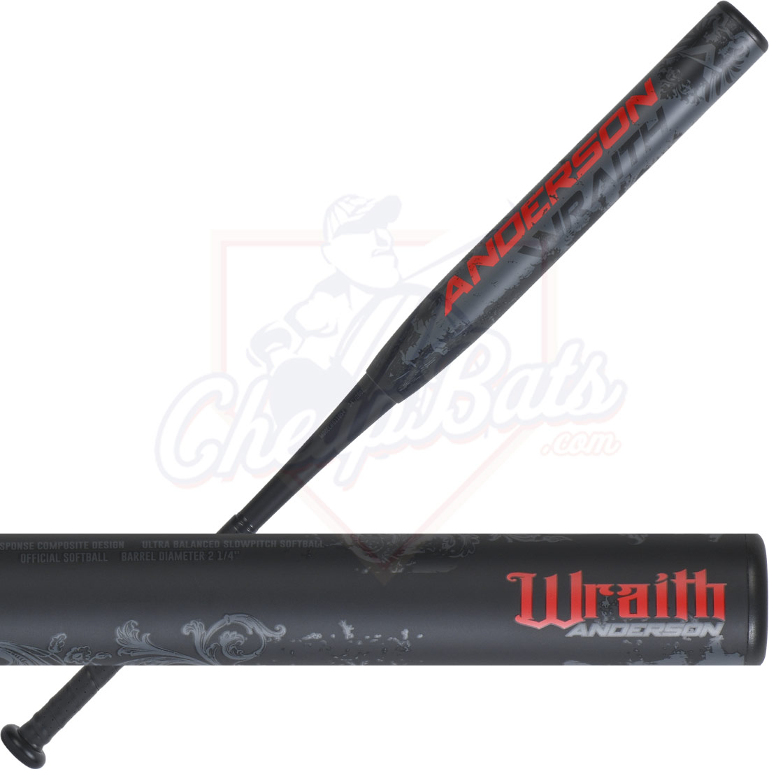 2021 Anderson Wraith Slowpitch Softball Bat End Loaded USSSA 011054
