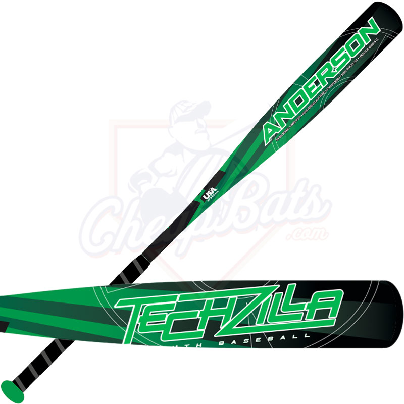 2019 Anderson Techzilla S-Series Hybrid Youth USA Baseball Bat -8oz 015037