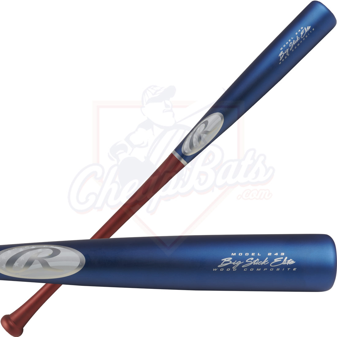 Rawlings Big Stick Elite 243 Composite Maple/Bamboo Wood Baseball Bat 243CUS