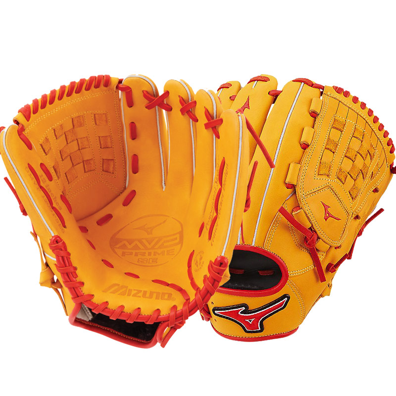 Mizuno MVP Prime SE Baseball Glove 12\" Cork/Red GMVP1200PSE6 312508