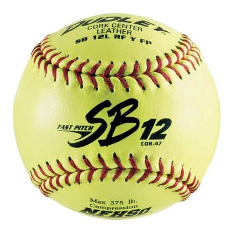Dudley 12\" NFHS SB-12L Fastpitch Softball (1 Dozen) 4H-311Y